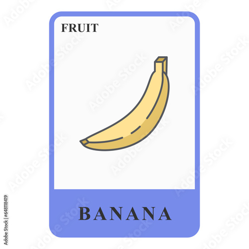 Bananas Customizable Playing Name Card Healthy Fruit Ingredients