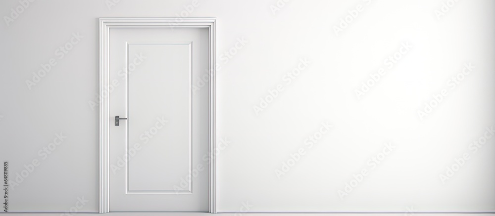 White background door isolation White background door isolation