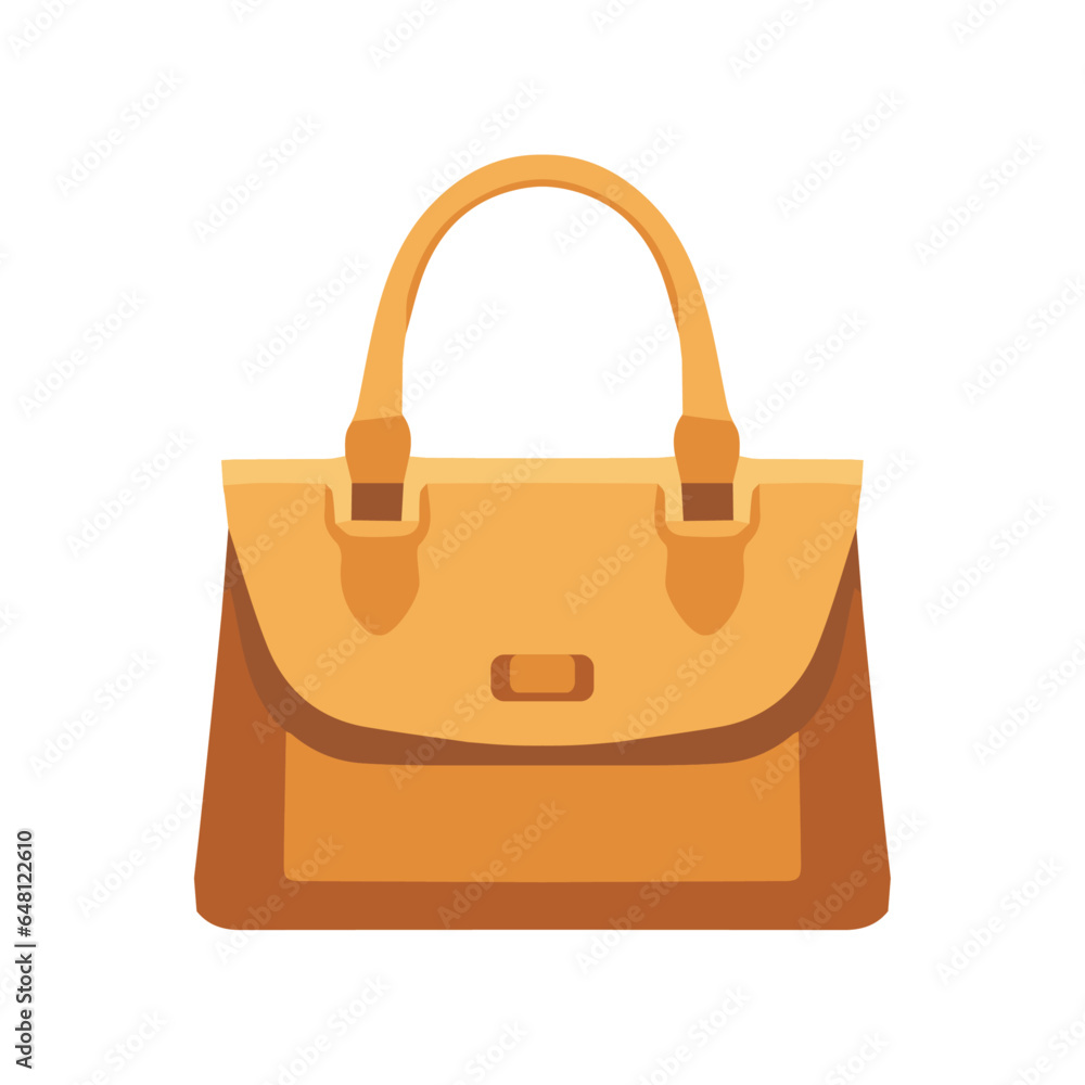 Women's bag vector illustration, flat woman's bag, purse, handbag, vector art isolated on a white background Women's bag vector illustration, flat woman's bag, purse, handbag, vector art isolated on a white background