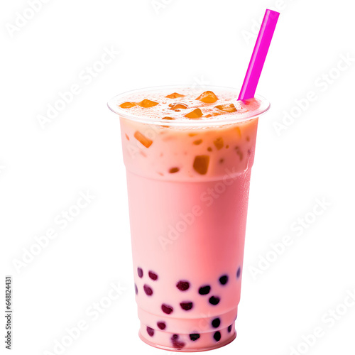 Bubble Tea Isolated on Transparent Background