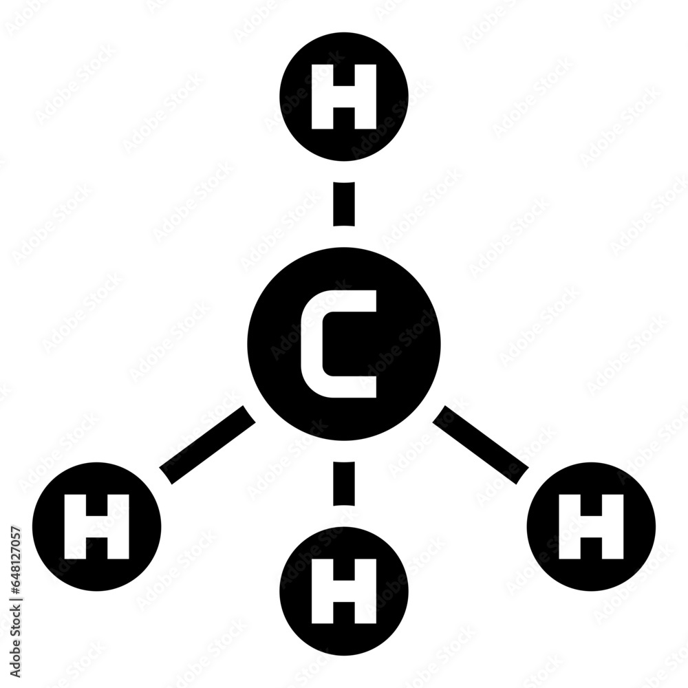 METHANE filled outline icon,linear,outline,graphic,illustration METHANE filled outline icon,linear,outline,graphic,illustration