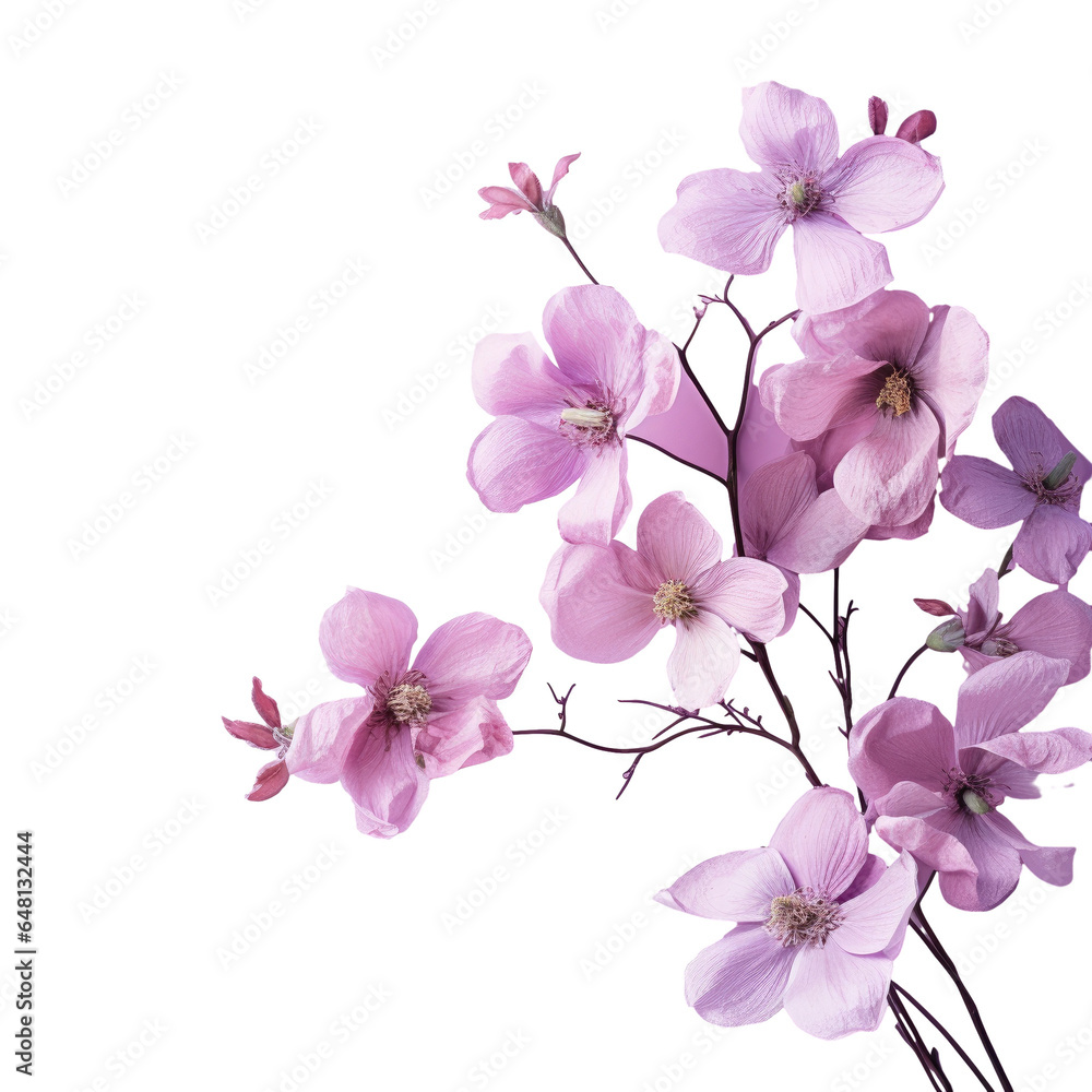 purple blossoms 