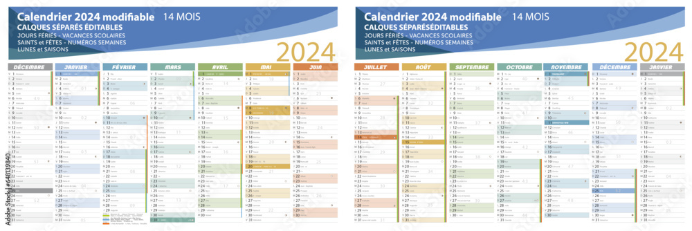 Calendriers 2024 