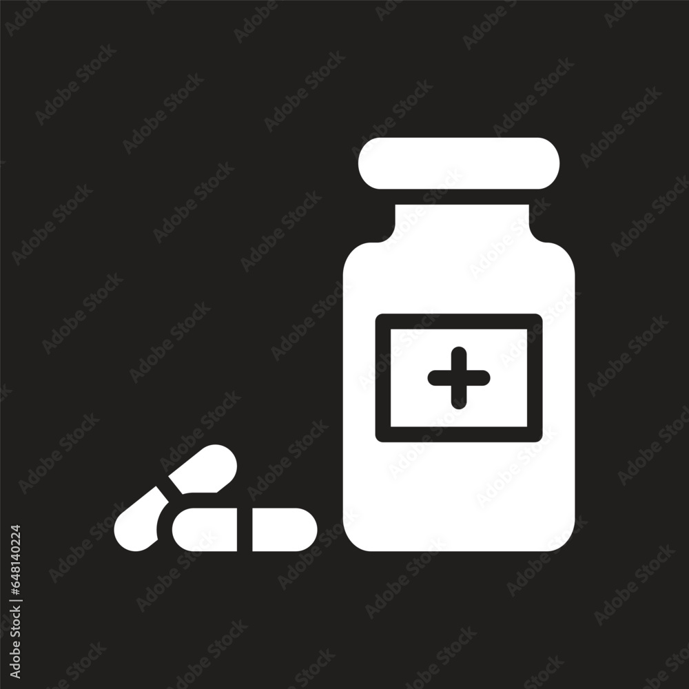 pill icon simple design art eps 10 pill icon simple design art eps 10