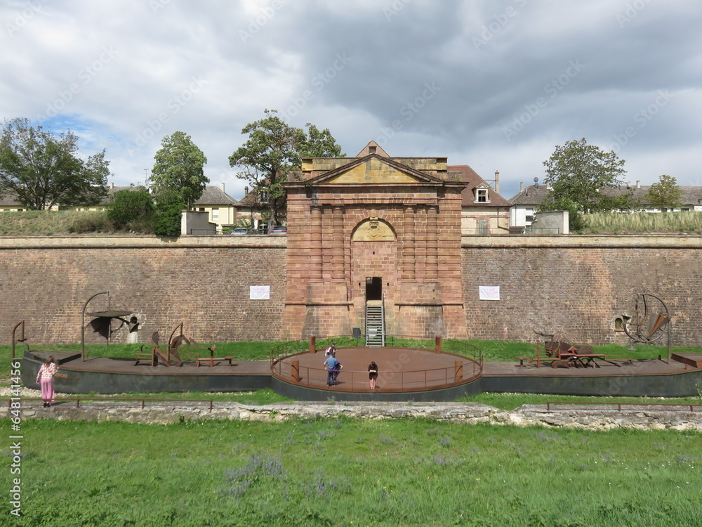 Φωτογραφία Neuf-Brisach Haut-Rhin, Alsace, France, Patrimoine Mondiale de l'UNESCO, fortifi