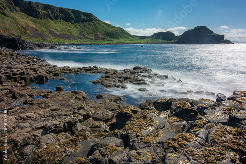 Hiking at giants causeway, Northern ireland