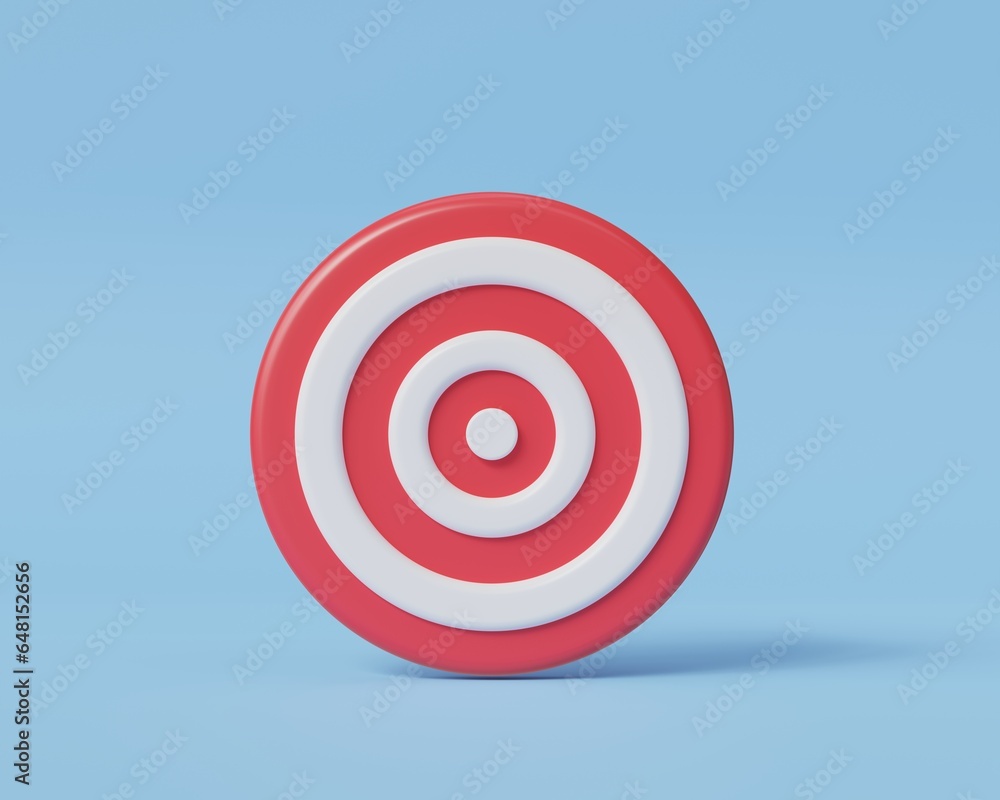 3d Target with darts on blue background. 3d render illustration. 3d Target with darts on blue background. 3d render illustration.
