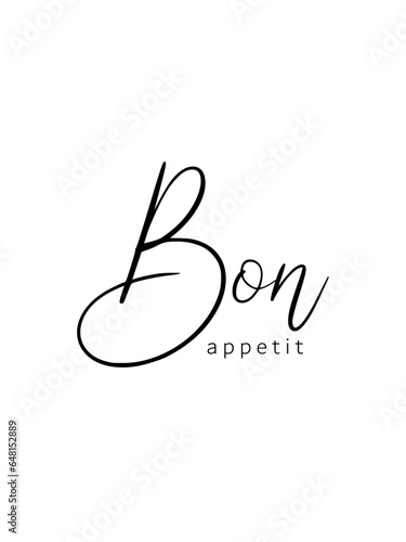 Poster bon appetit