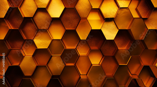 Honeycomb pattern background image. © Gun