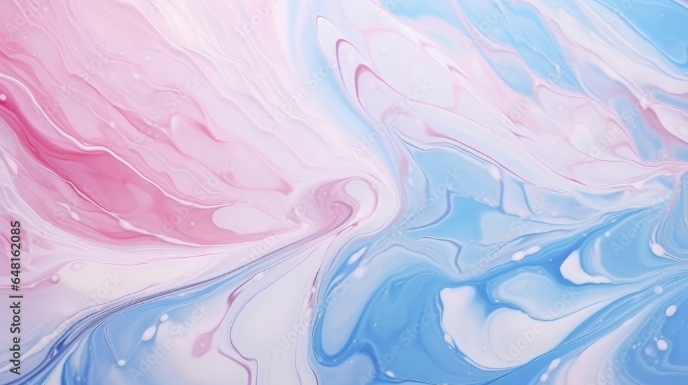 Colorful marble paint liquid flow effect. Abstract marble background pattern