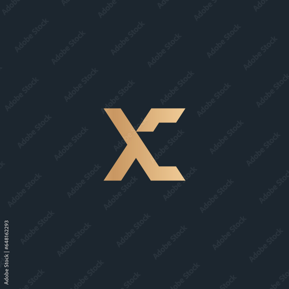 X LOGO, ELEGANT X LOGO DESIGN ISOLATED ON DARK BACKGROUND X LOGO, ELEGANT X LOGO DESIGN ISOLATED ON DARK BACKGROUND