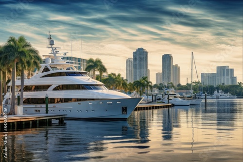 Experience the Best of Fort Lauderdale's Boating Lifestyle with Fort Lauderdale Boat Show - A Scenic View of the City Skyline photo