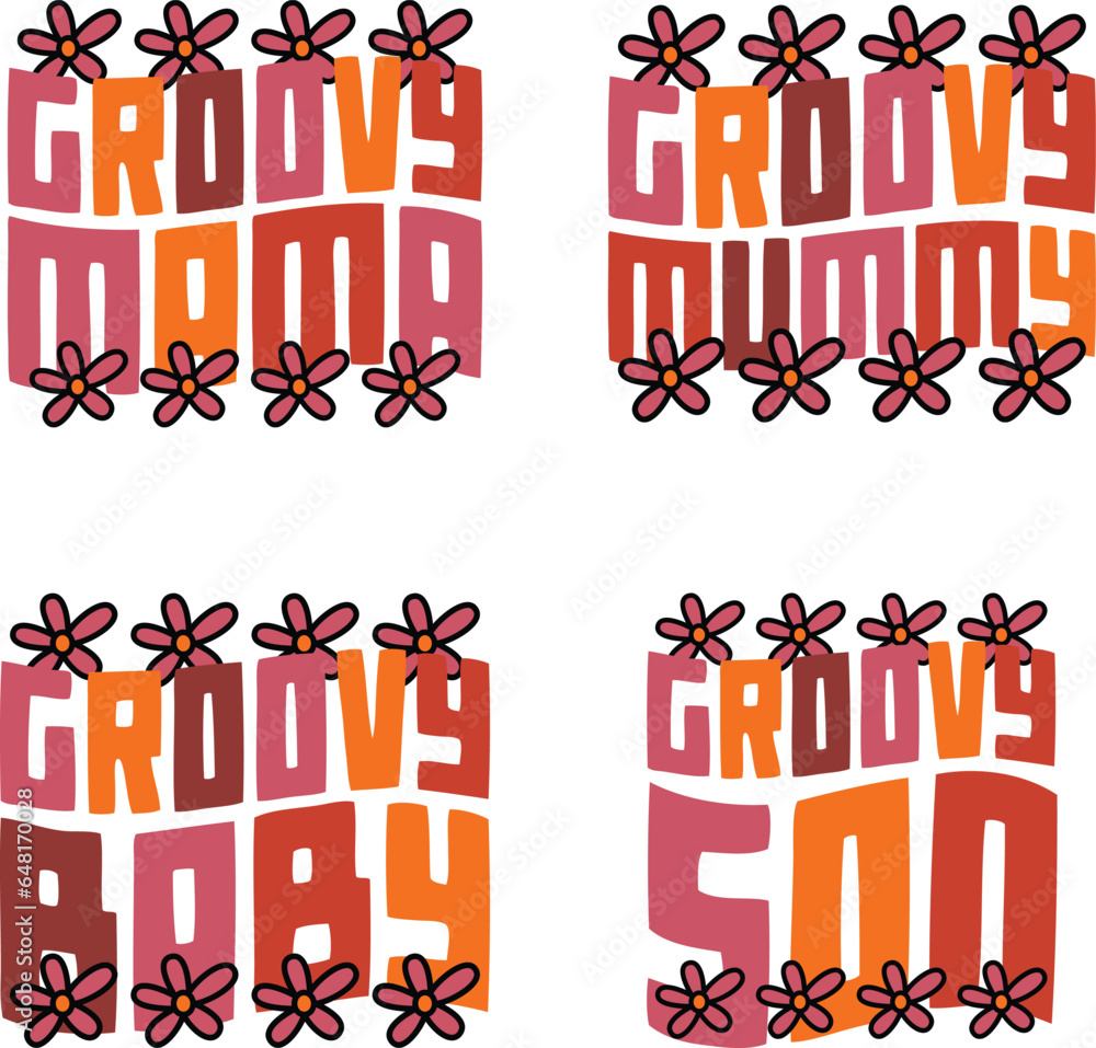 groovy retro svg design bundle groovy retro svg design bundle