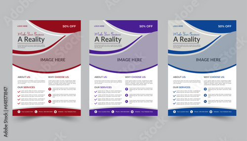 Eye catching business Flyer. Bundle  business Flyer design presentation. Professional business flyer.