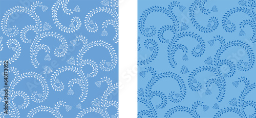 Gorgeous carnation on a beautiful, vibrant, colorful blue line. Great for printing and decoration. Vintage style.