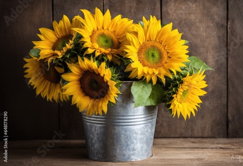 bouquet of sunflowers