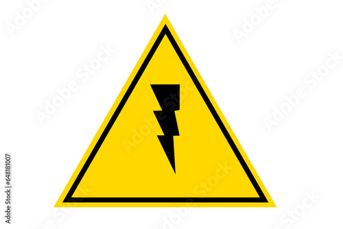 Warning sign High Voltage