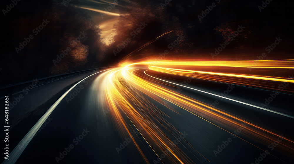 Moving high-speed vehicle. Transport, travelling, logistics, and tourism concept Moving high-speed vehicle. Transport, travelling, logistics, and tourism concept