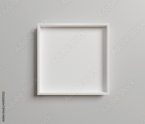Slika na platnu Square White Floating Frame Mockup