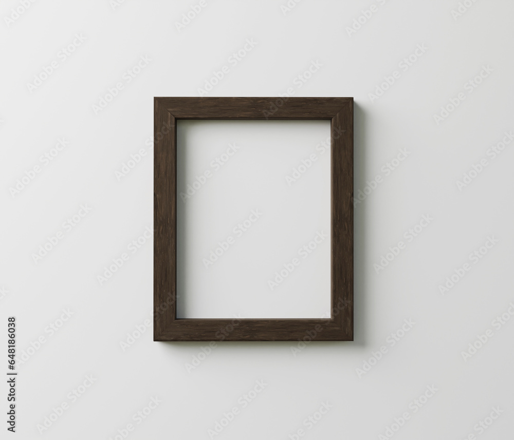 Wood Frame Mockup. Minimalist Wooden Floating Frame Mockup. Farmhouse Float Frame with Empty Space for Art Mockup. 3D Render. Wood Frame Mockup. Minimalist Wooden Floating Frame Mockup. Farmhouse Float Frame with Empty Space for Art Mockup. 3D Render.