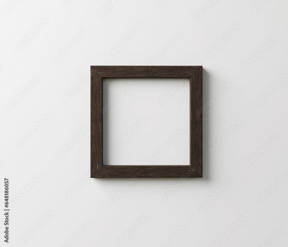 Square Wood Frame Mockup. Minimalistic Wooden Floating Frame Mockup Square . Farmhouse Float Frame with Empty Space for Art Mockup. 3D Render. Square Wood Frame Mockup. Minimalistic Wooden Floating Frame Mockup Square . Farmhouse Float Frame with Empty Space for Art Mockup. 3D Render.