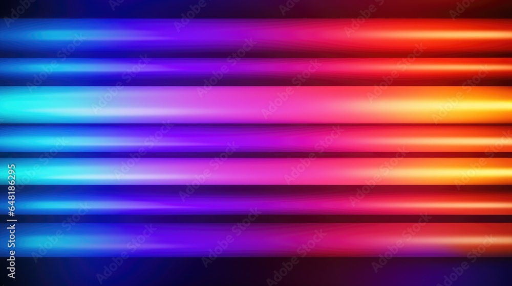 Colorful neon light stripes dark background. Colorful neon light stripes dark background.