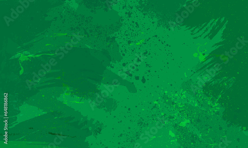 Abstract green grunge background. Vector illustration