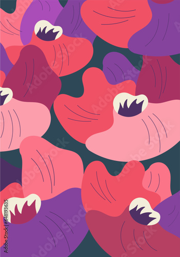 Bright floral background