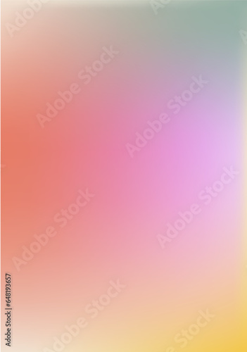 Vector pastel gradient blur background