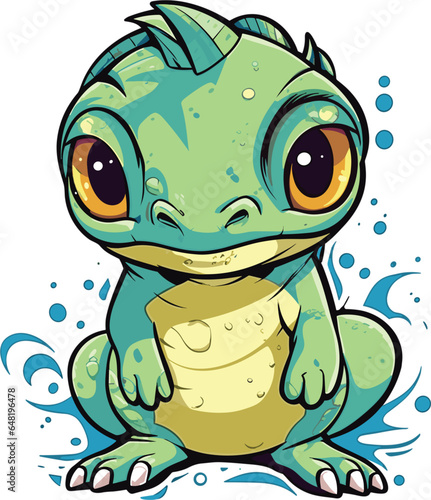 Iguana, Illustration Vector