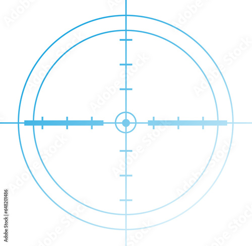 Obraz na plátně Aim at target and aim bullseye sign symbol