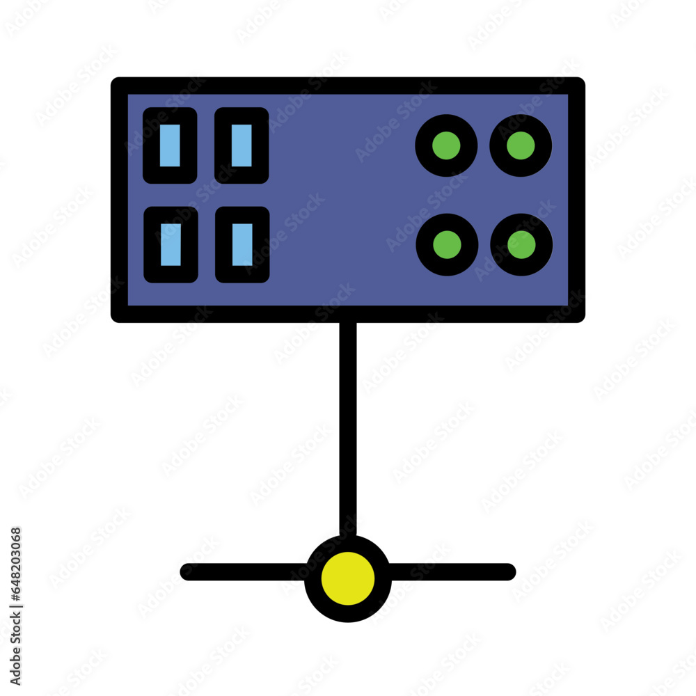 Network Server Web Icon Network Server Web Icon
