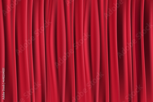 Celebration Luxury red satin smooth background vector Illustration