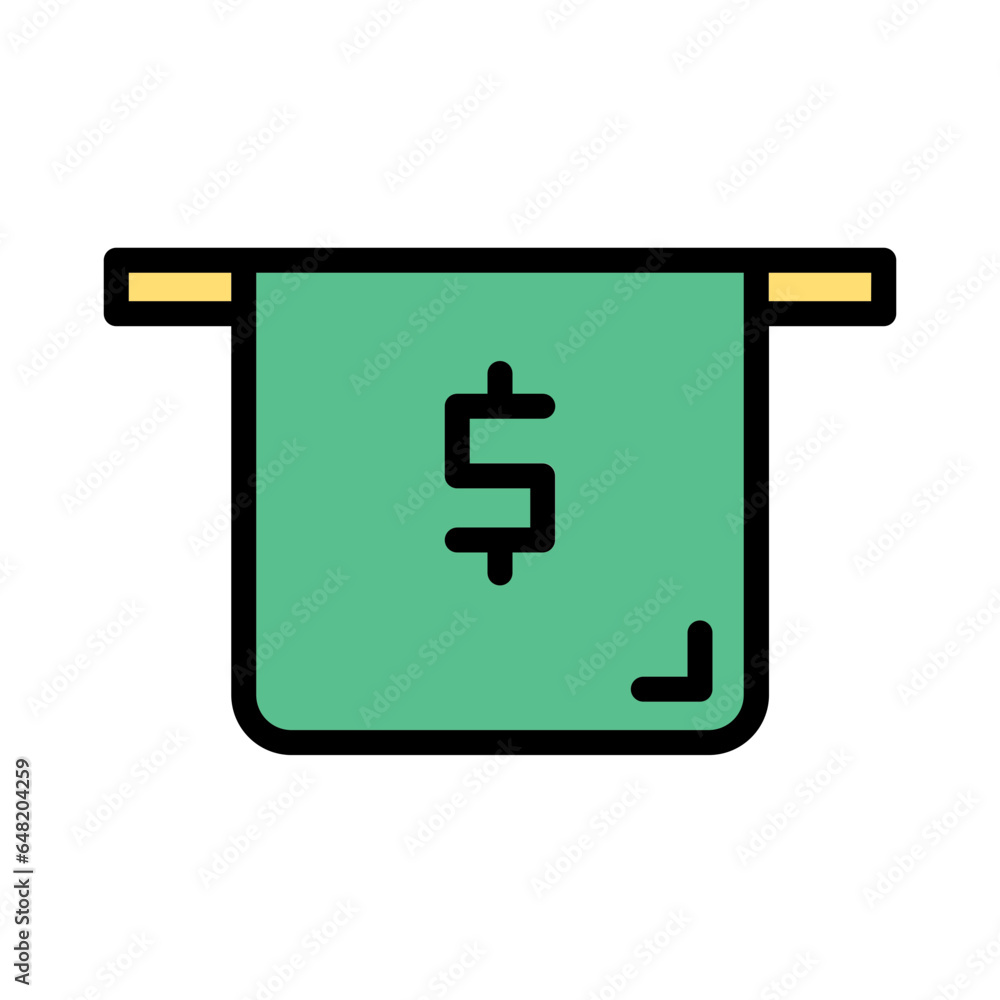 Fototapeta premium Atm Bank Cash Icon