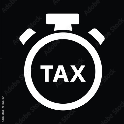 tax refund Icon (vector illustration)