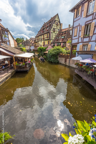 canal de la Petite Venise à Colmar en Alsace, france