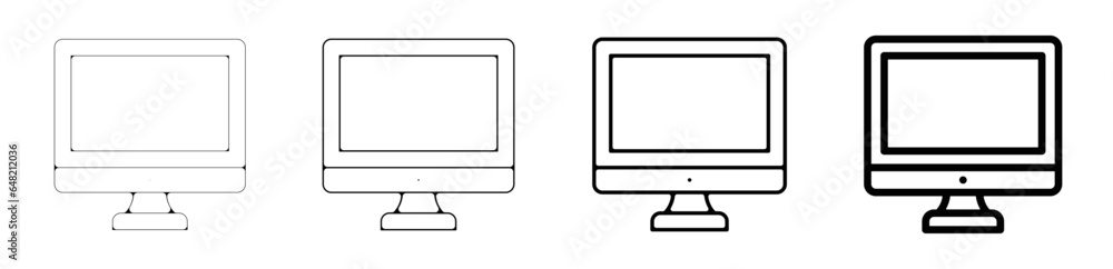 picto logo icones et symbole trace noir ecran ordinateur poste travail picto logo icones et symbole trace noir ecran ordinateur poste travail