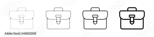 picto logo icones et symbole trace noir cartable sac travail sacoche