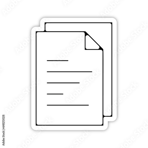 picto pictogramme icones et symboles boutons trace document feuille papier contrat travail relief