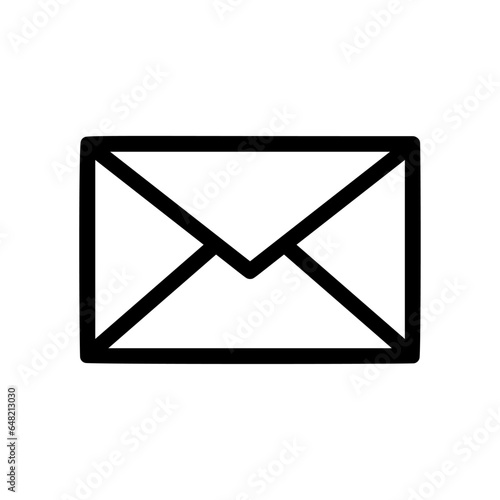picto pictogramme icones et symboles boutons trace enveloppe courrier noir gras