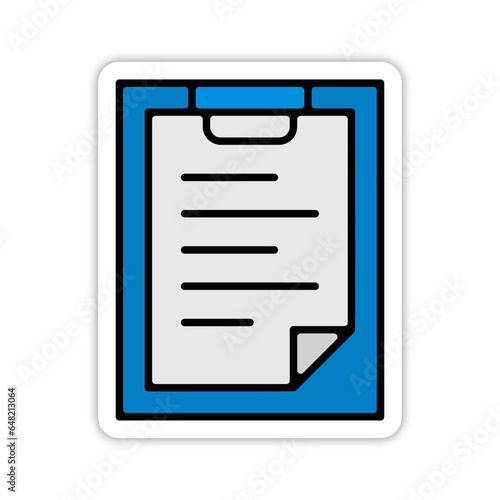picto pictogramme icones et symboles boutons trace liste checklist tache documents bleu relief © ZAKLEFTY