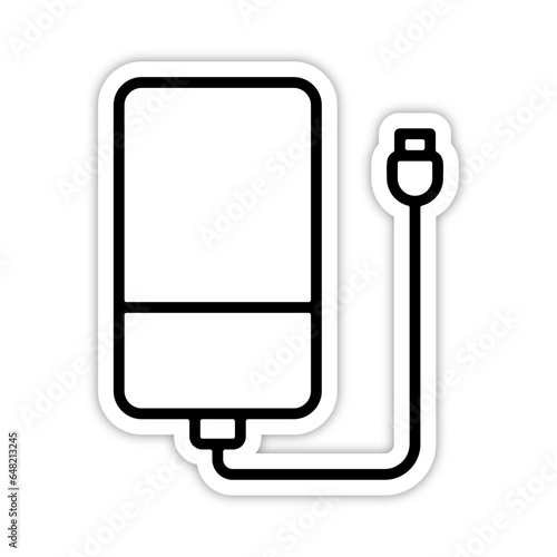 picto pictogramme icones et symboles boutons trace smartphone telephone chargeur electrique noir relief