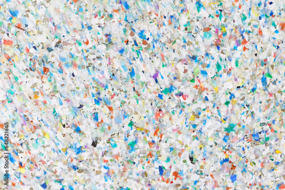 Plastik Recycling Konzept Textur - Verschmolzene Plastikabfälle - obrazy, fototapety, plakaty 
