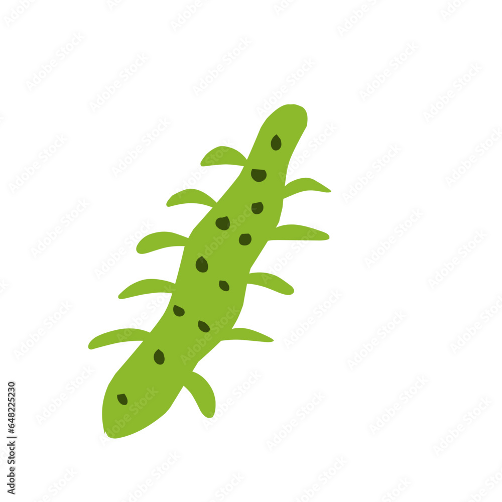 Naklejka premium Vector Cartoon Plankton 