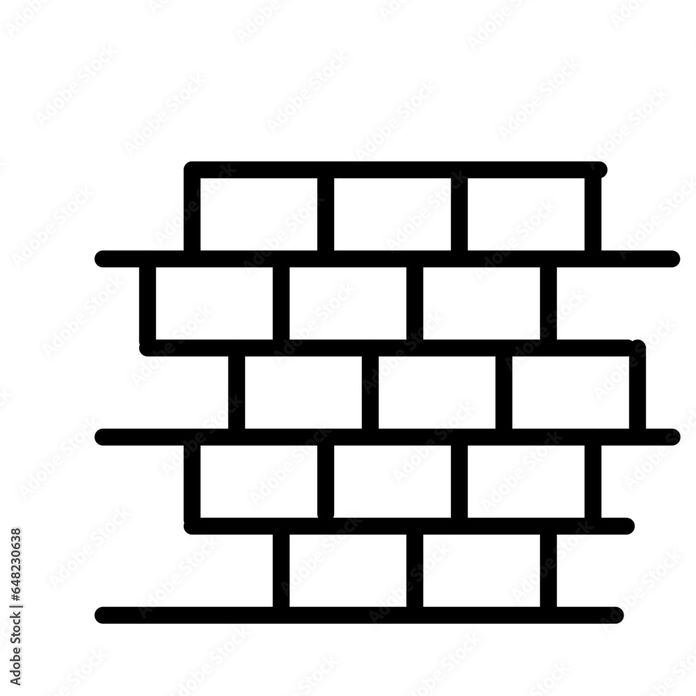 Brick Line Vector Brick Line Vector