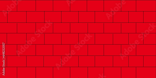 Red brick wall. Pattern. Advertising space backdrop , wallpaper , Bright color wall