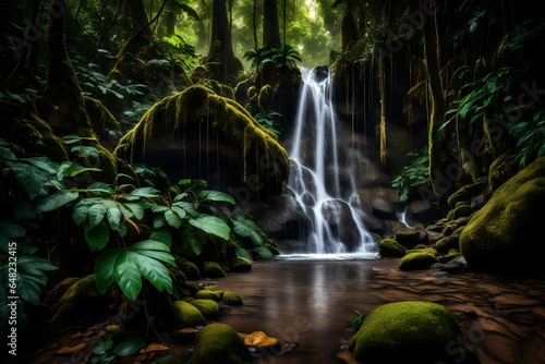 Waterfall in the Rain Forest
