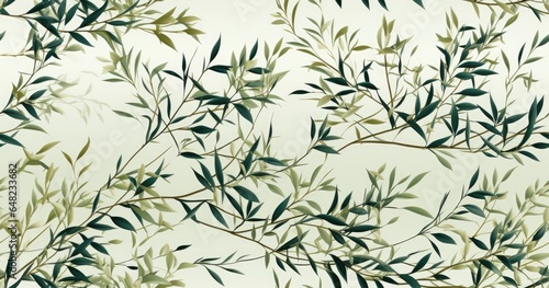 seamless pattern with branches © Dinaaf