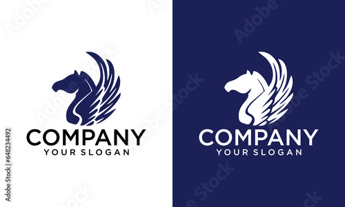 Pegasus Vector Logo Template