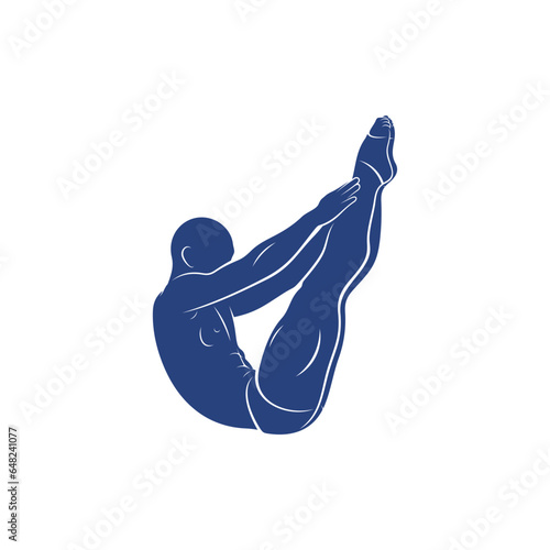 Synchronized Diving vector illustration design. Springboard Platform Diving Silhouette. Sport Athletes design template.